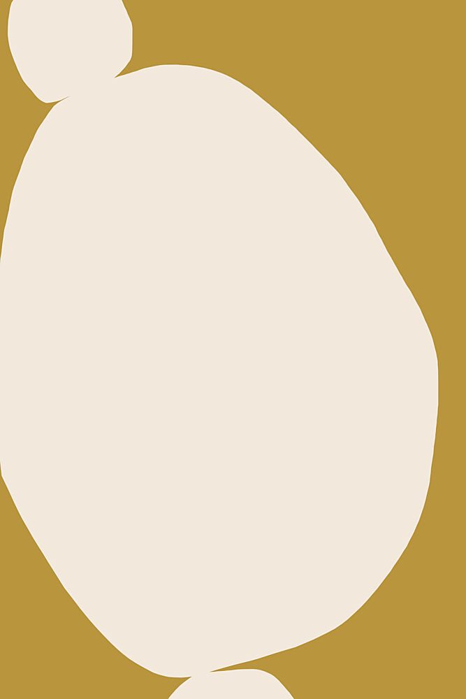 Organic Gold Shapes art print by Treechild for $57.95 CAD