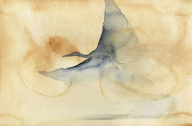 Ethereal Bird Soaring art print by RodMacIver for $57.95 CAD