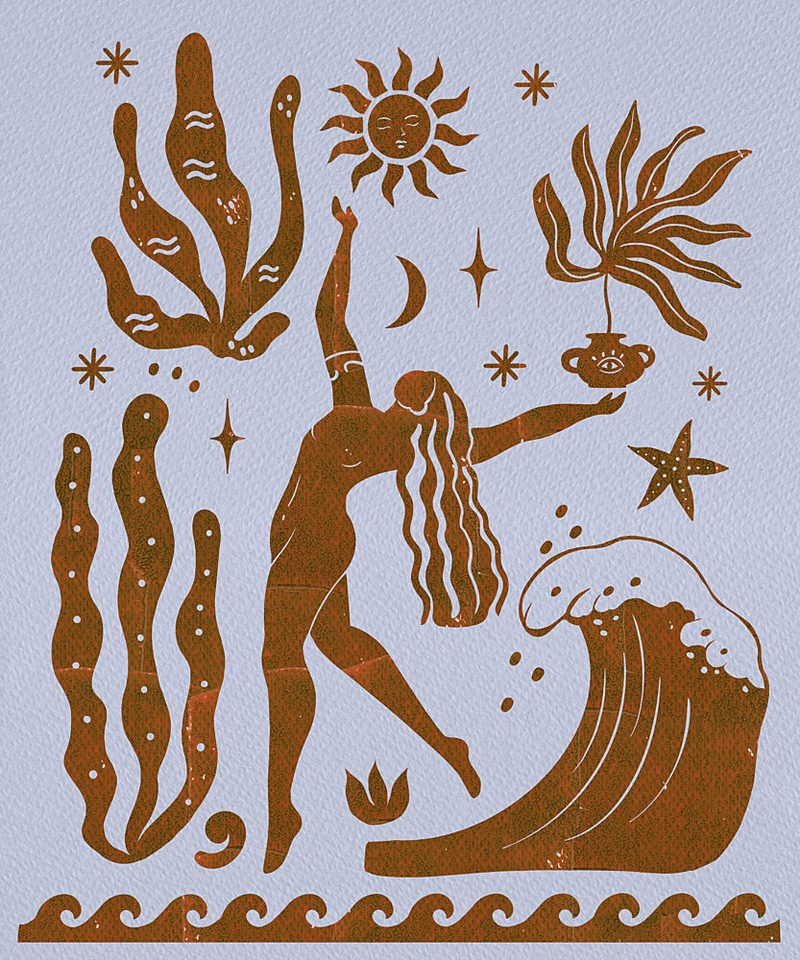 Celestial Nature Dancer art print by Petra Lizde for $57.95 CAD