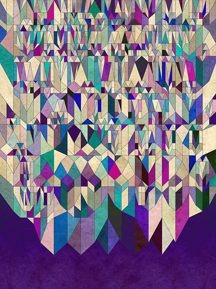 Vibrant Geometric Shapes art print by Angelo Cerantola for $57.95 CAD
