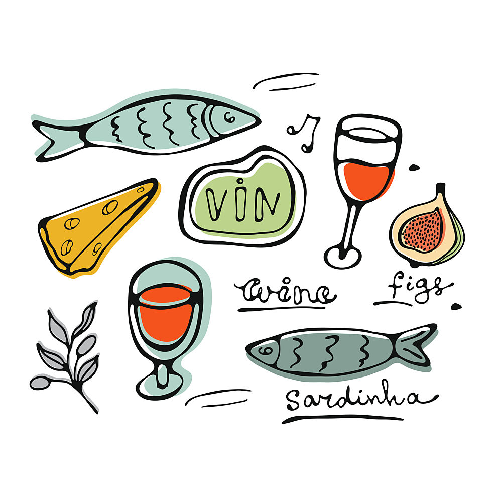 Rustic Food Delights art print by Olga Galeeva for $57.95 CAD