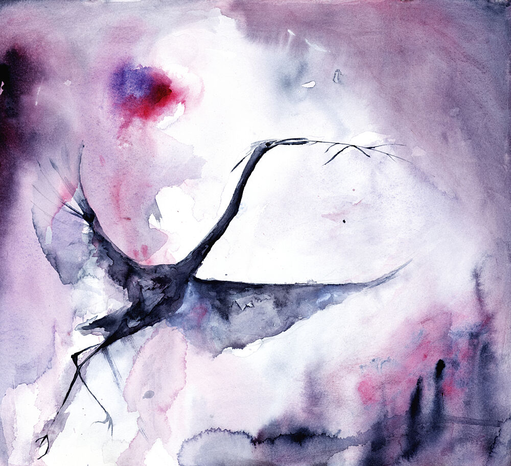 Dreamy Bird Flight art print by RodMacIver for $57.95 CAD