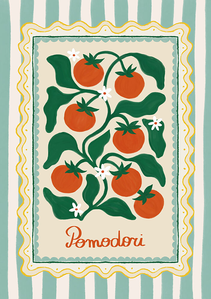 Rustic Italian Pomodori art print by Katarzyna Gasiorowska for $57.95 CAD