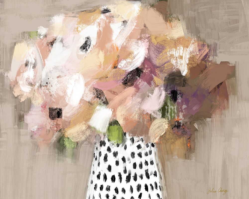 Abstract Flower Bouquet art print by Julia Cheney for $57.95 CAD