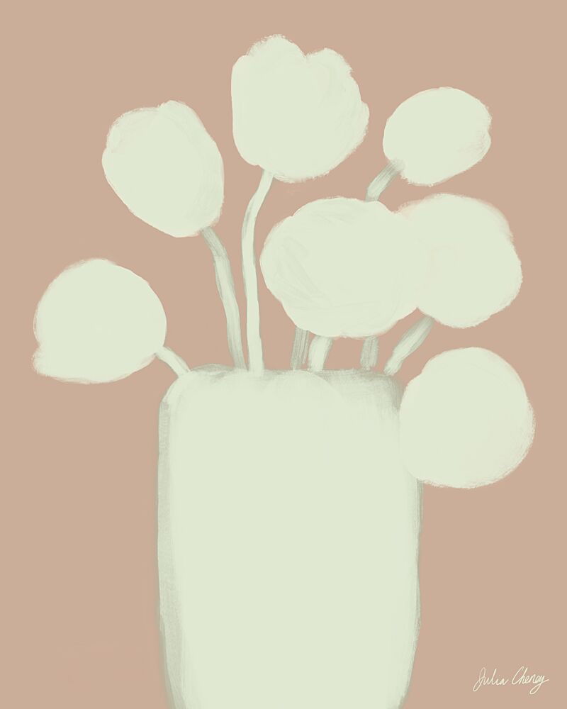 Minimalist Botanical Vase art print by Julia Cheney for $57.95 CAD