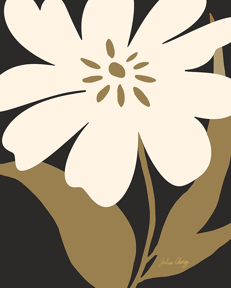 Modern Cream Bloom art print by Julia Cheney for $57.95 CAD