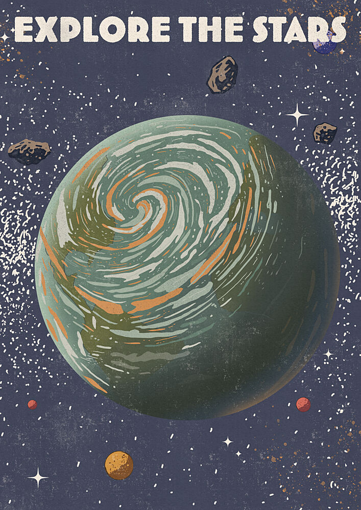 Explore the Stars art print by Nicholas for $57.95 CAD