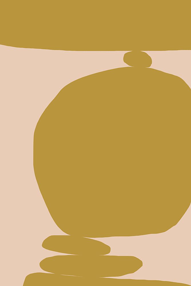 Gold Abstract Balance art print by Treechild for $57.95 CAD