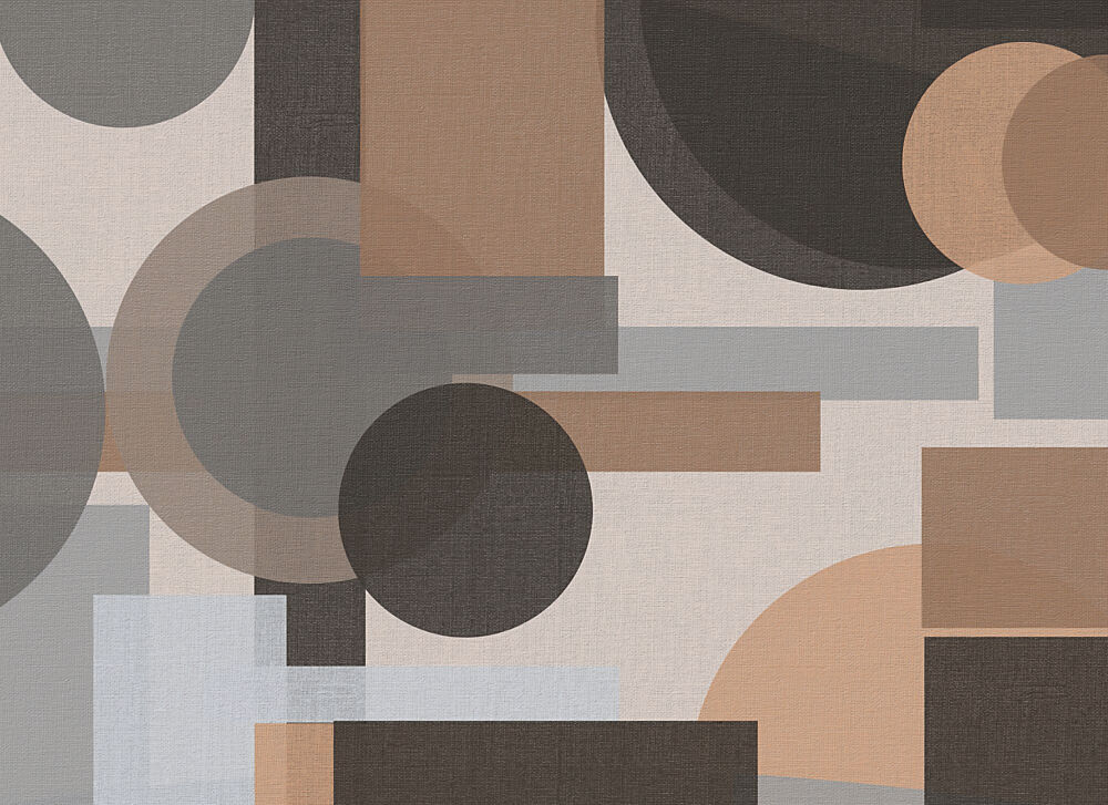 Neutral Geometric Layers art print by Josie George for $57.95 CAD
