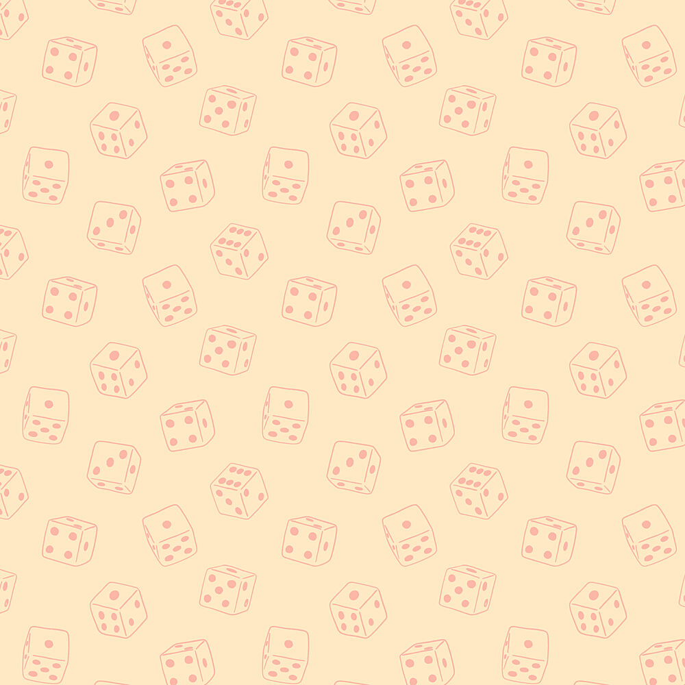 Lucky Dice Pattern art print by Carrie Cantwell for $57.95 CAD