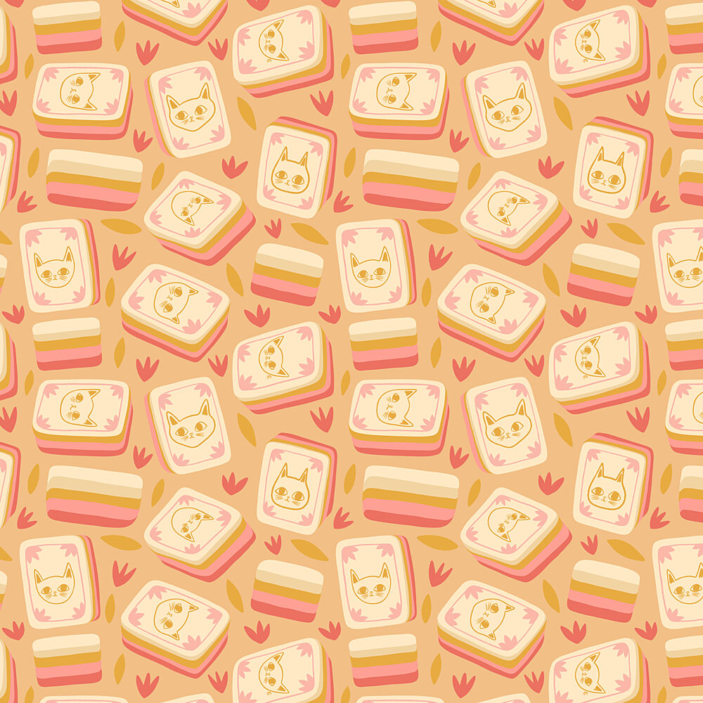 Pastel Cat Candy art print by Carrie Cantwell for $57.95 CAD