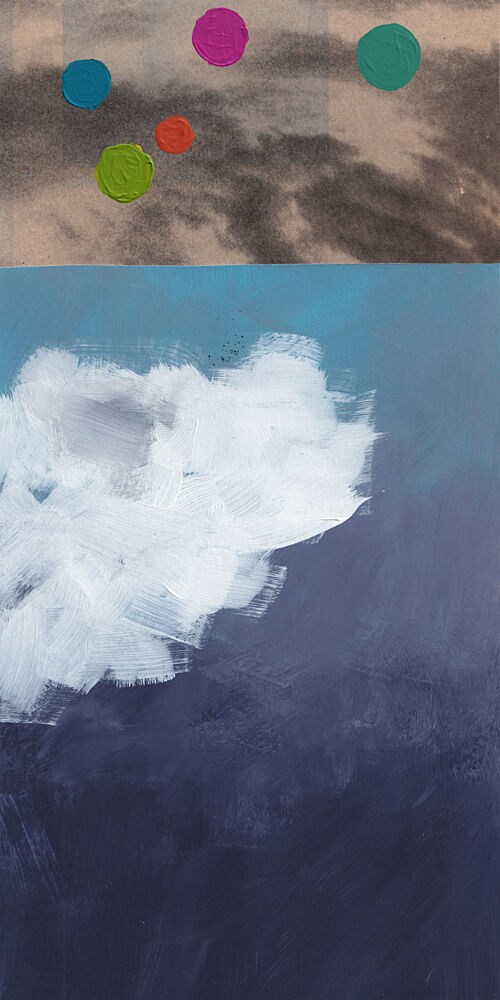 Vibrant Cloudscape art print by Bronwyn Baker for $57.95 CAD