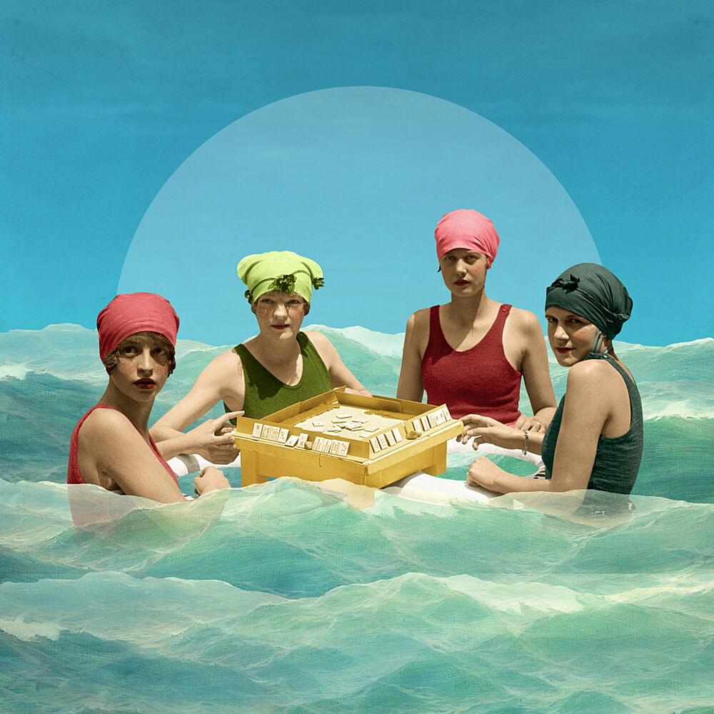 Summer Beach Game art print by Marja van den Hurk for $57.95 CAD