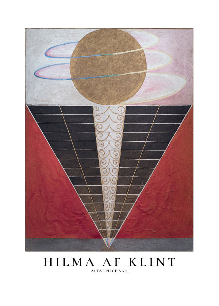 Hilma af Klint Altarpiece No2 Poster art print by Hilma AF Klint for $57.95 CAD