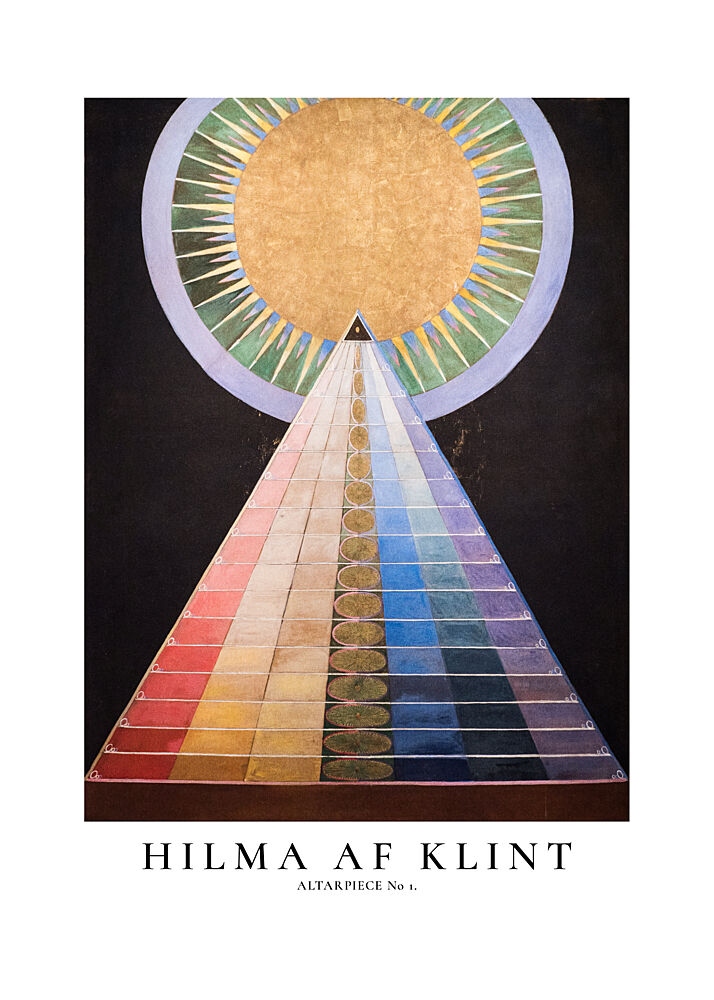 Altarpiece No1 Poster art print by Hilma AF Klint for $57.95 CAD
