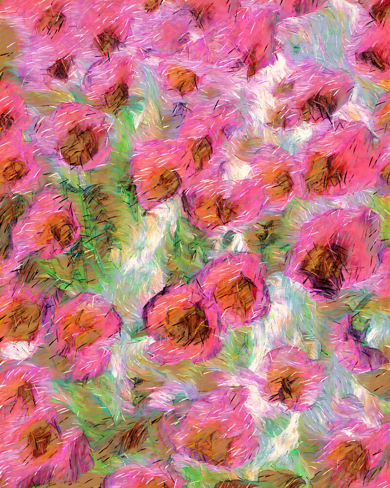 Dreamy Pink Blooms art print by Uma Gokhale for $57.95 CAD