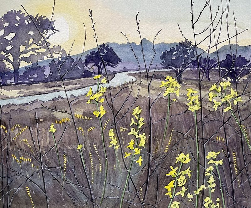 Golden Hour Blooms art print by Luisa Millicent for $57.95 CAD