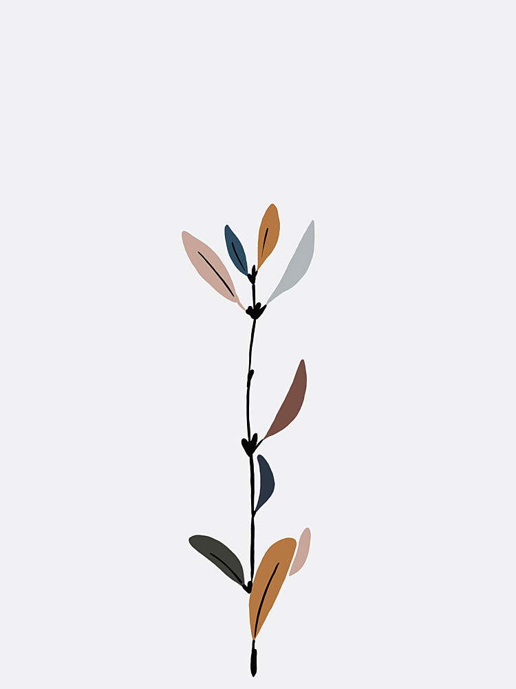Elegant Plant Drawing art print by Stephanie Klatt for $57.95 CAD
