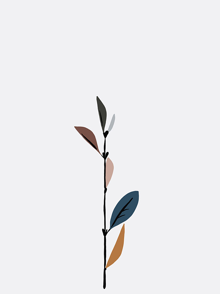 Minimalist Botanical Stem art print by Stephanie Klatt for $57.95 CAD