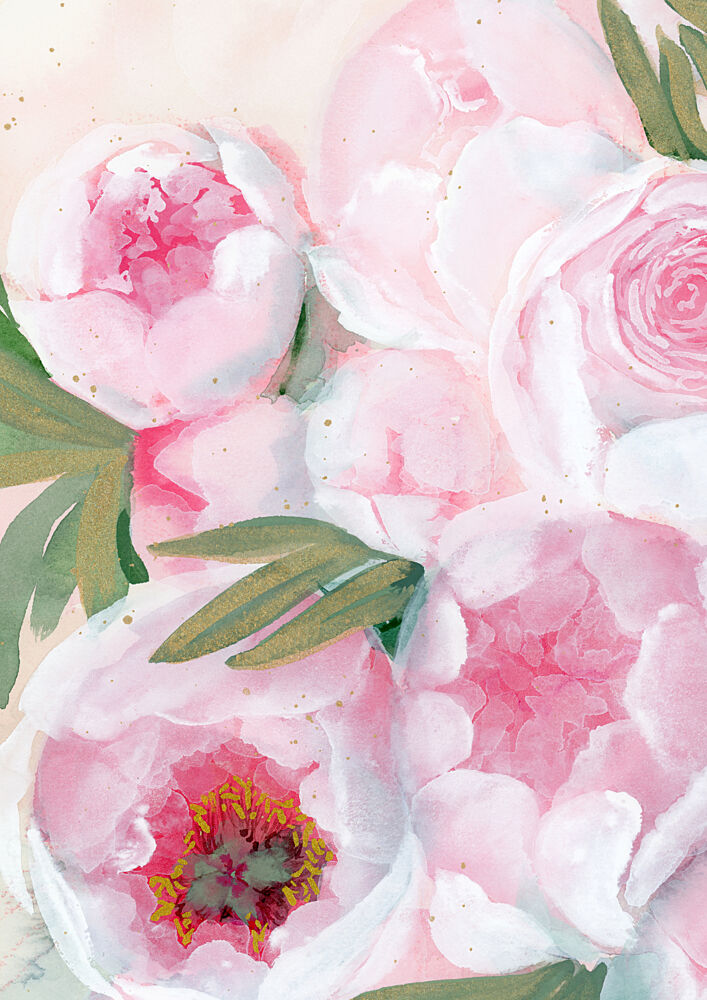 Blush Pink Peonies art print by Rosana Laiz Blursbyai for $57.95 CAD