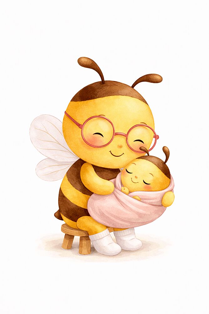 Mama Bees Love art print by Anda Bieza for $57.95 CAD
