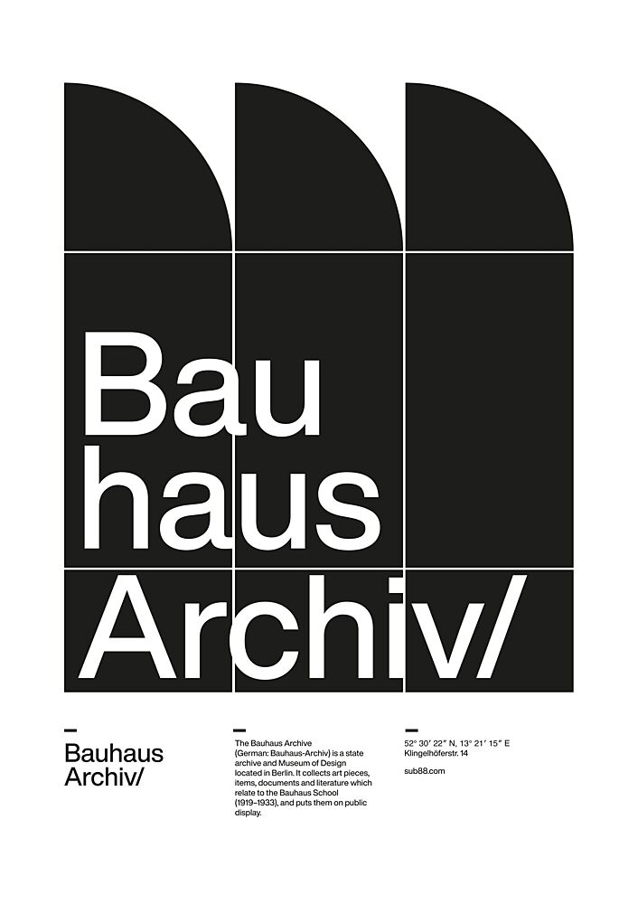 Abstract Typographic Architecture art print by David Vineis for $57.95 CAD