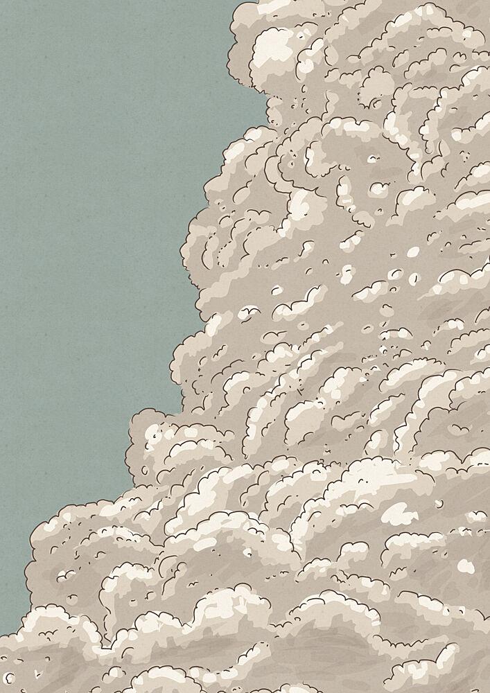 Dreamy Cloud Formations art print by Nicholas for $57.95 CAD