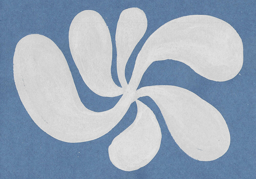 White Organic Flow art print by Santhosh Ch for $57.95 CAD