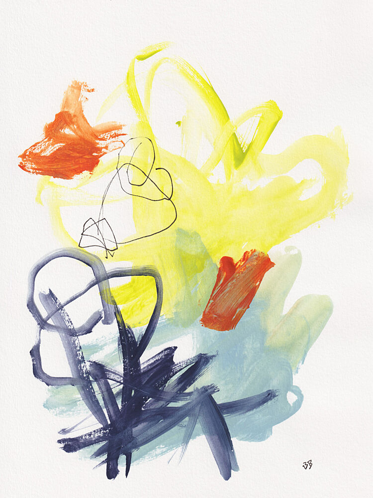 Vibrant Abstract Marks art print by Bronwyn Baker for $57.95 CAD
