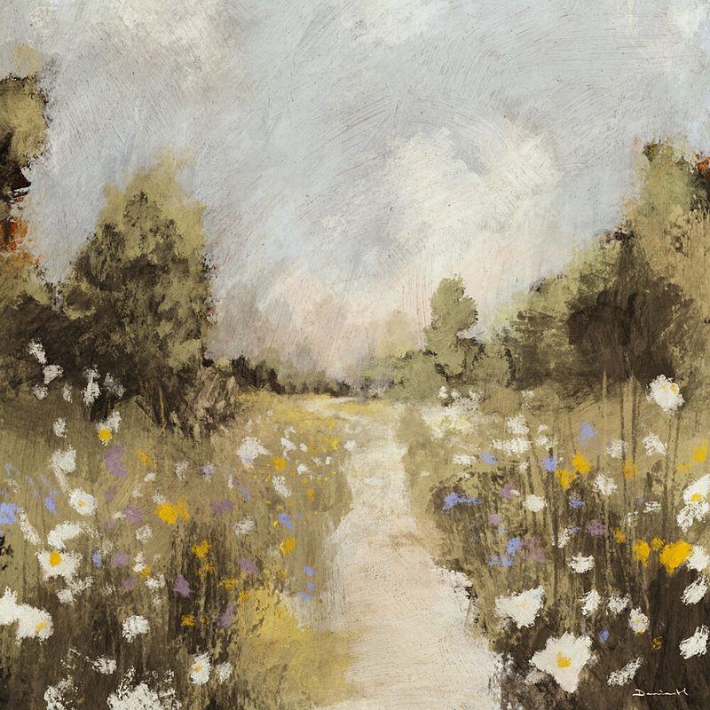 Wildflower Meadow Path art print by Dan Hobday for $57.95 CAD