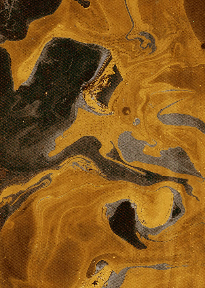 Golden Fluid Swirls art print by Santhosh Ch for $57.95 CAD