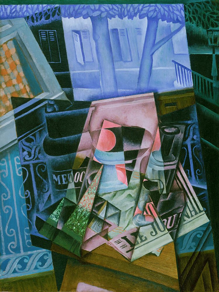 Juan Griss Still Life Before an Open Window, Place Ravignan 1915 art print by Juan Gris for $57.95 CAD