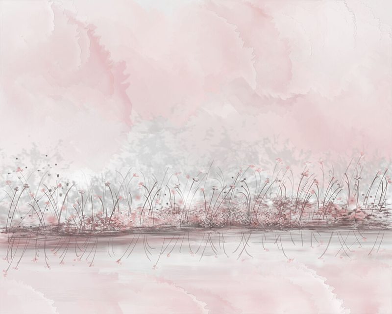 Tranquil Pink Reflections art print by Sannel Larson for $57.95 CAD