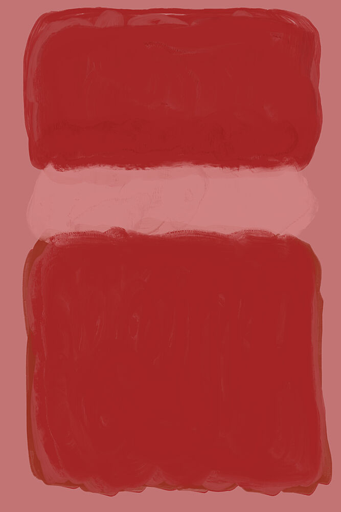 Soft Red Color Field art print by The Art Concept for $57.95 CAD