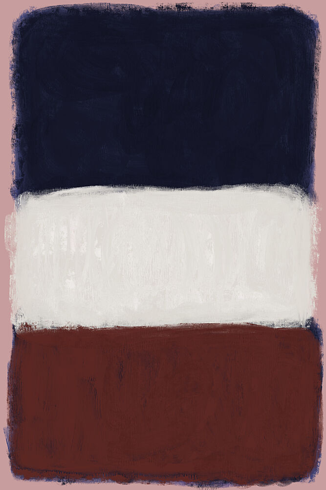 Serene Color Blocks art print by The Art Concept for $57.95 CAD