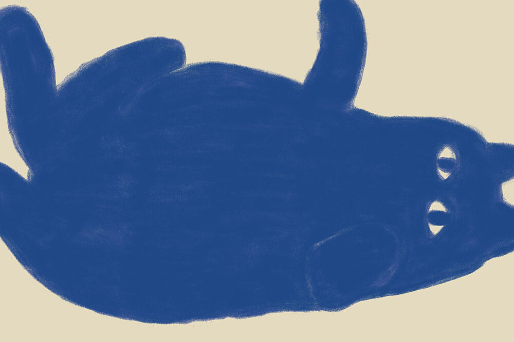 Whimsical Blue Animal art print by The Art Concept for $57.95 CAD
