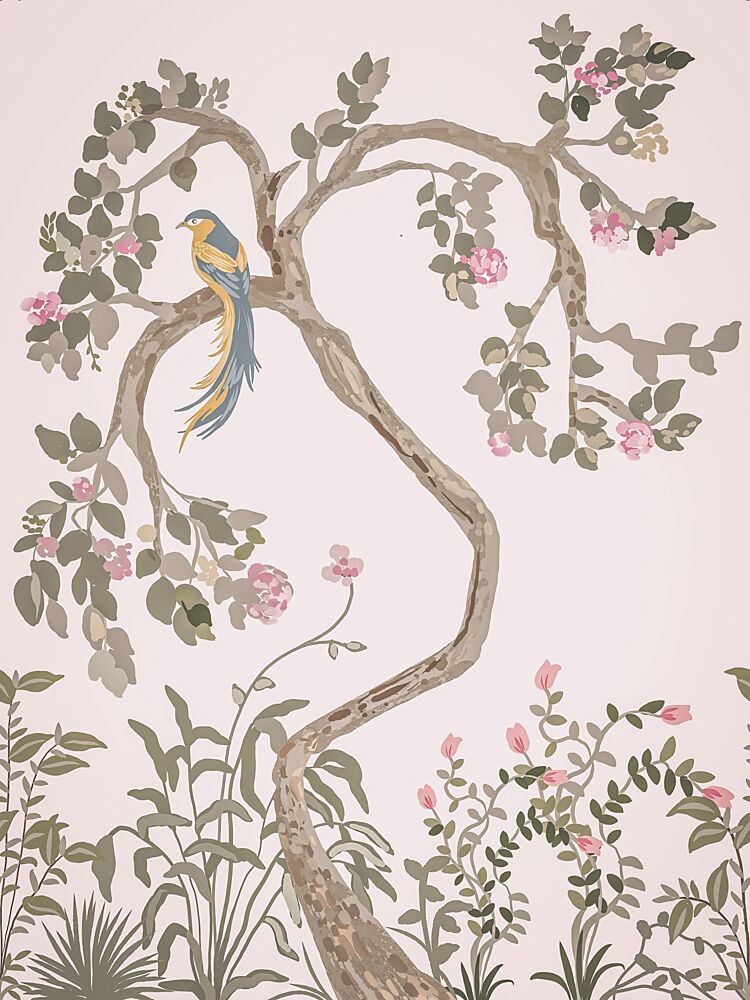Chinoiserie Bird Blossoms art print by Josie George for $57.95 CAD