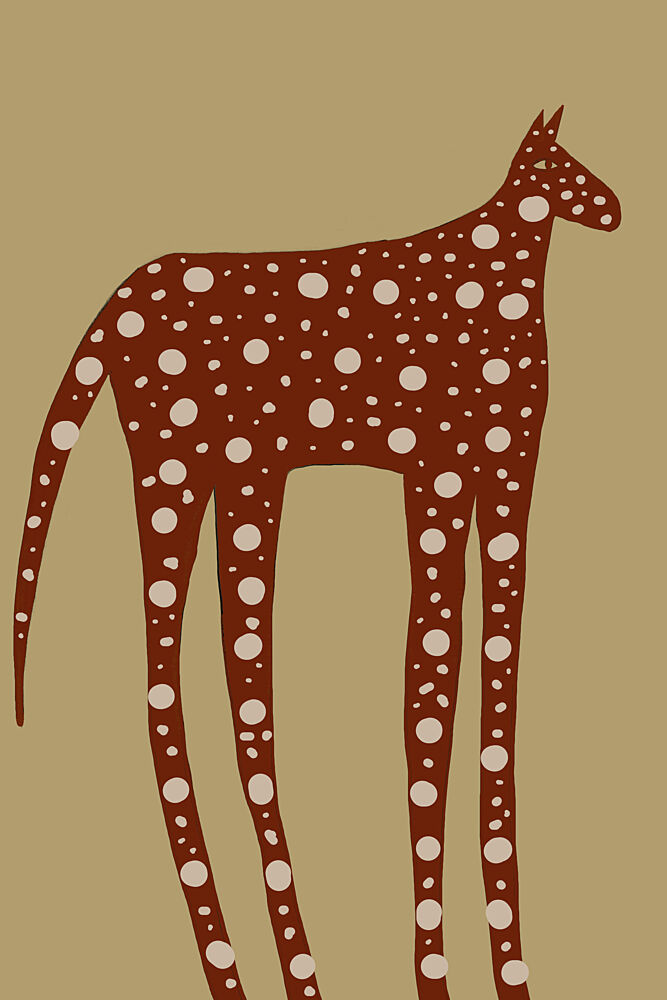 Spotted Earthy Creature art print by The Art Concept for $57.95 CAD