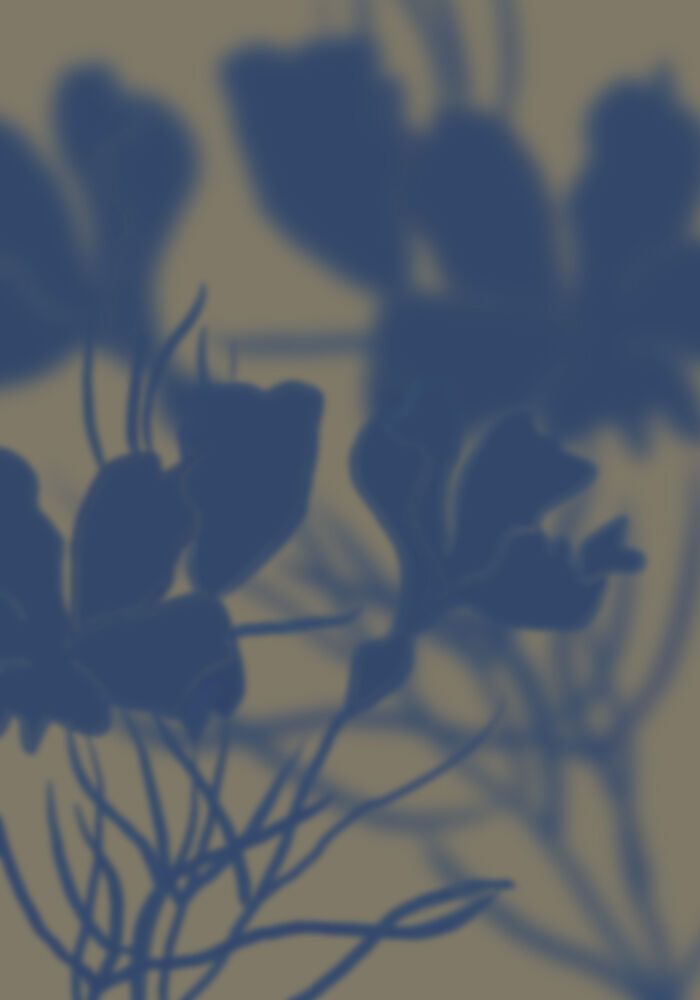 Soft Floral Silhouettes art print by The Miuus Studio for $57.95 CAD