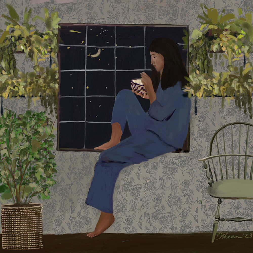 Latenight Treat art print by Osheensgallery for $57.95 CAD