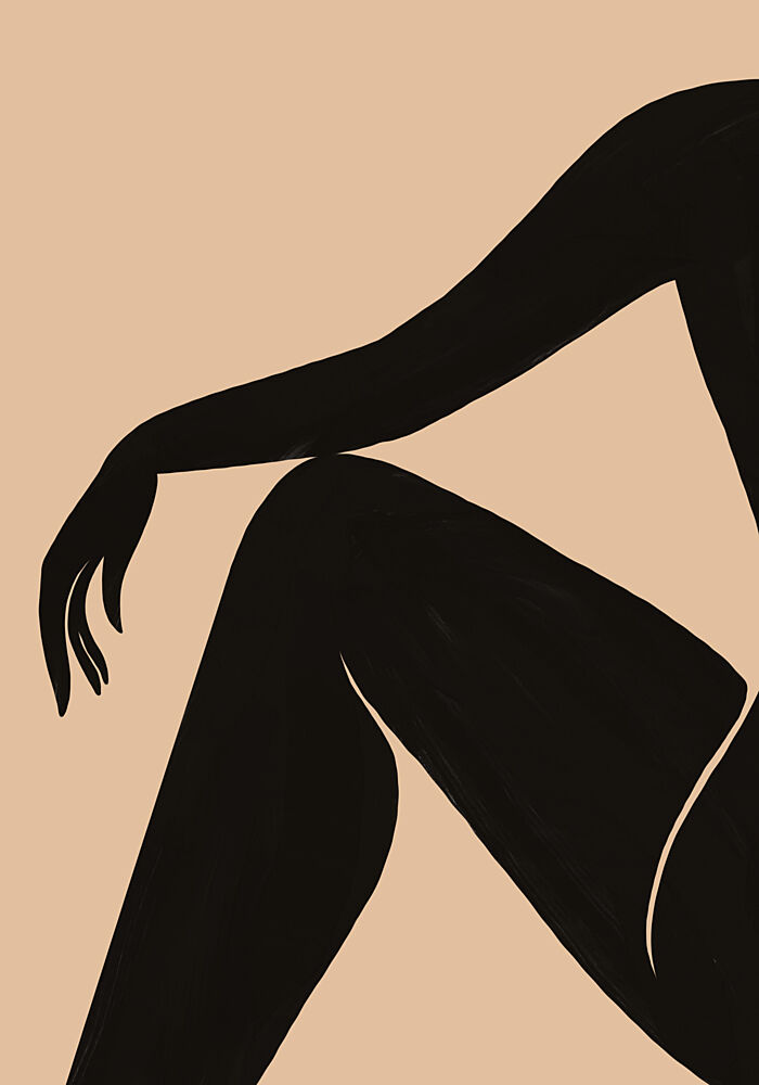 Elegant Feminine Form art print by Little Dean for $57.95 CAD