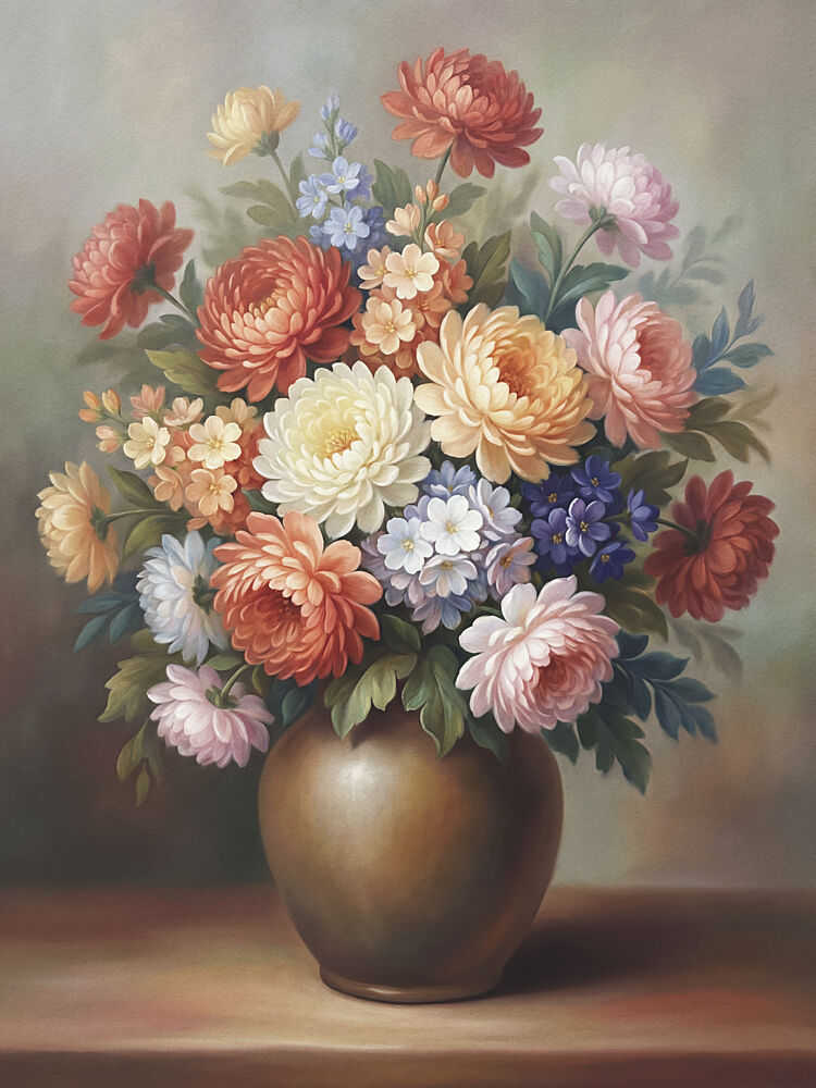 Vibrant Flower Still Life art print by Andreas Magnusson for $57.95 CAD