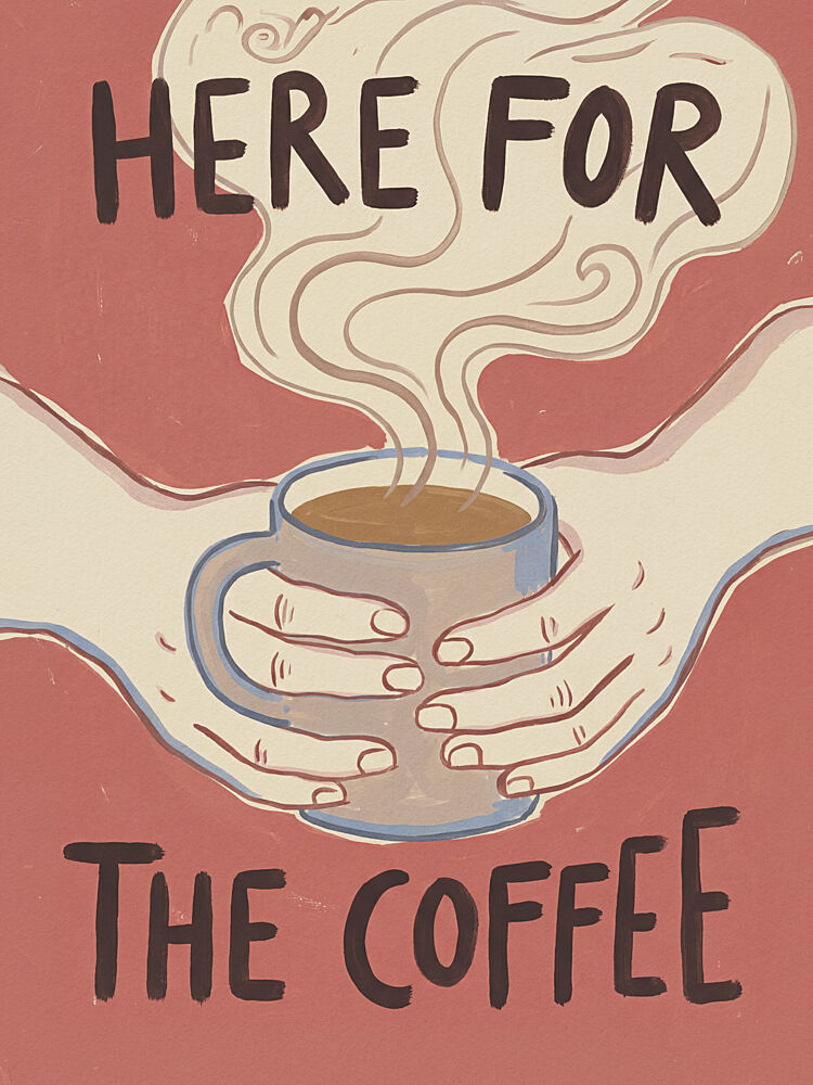 Warm Coffee Hands art print by Andreas Magnusson for $57.95 CAD