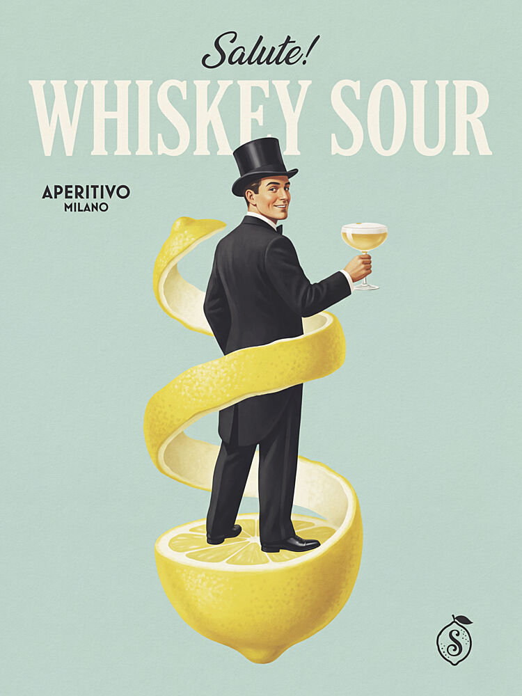Classic Whiskey Sour Gentleman art print by Andreas Magnusson for $57.95 CAD