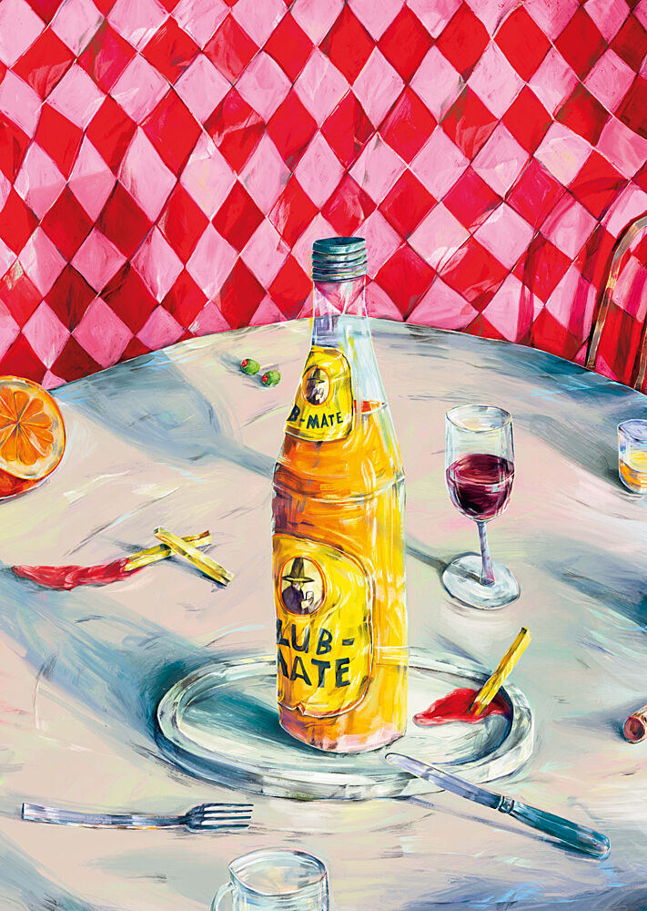 Vibrant Table Still Life art print by Natascha Baumgartner for $57.95 CAD