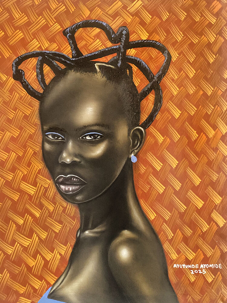 Braided Beauty Portrait art print by Ayotunde Ayomide for $57.95 CAD