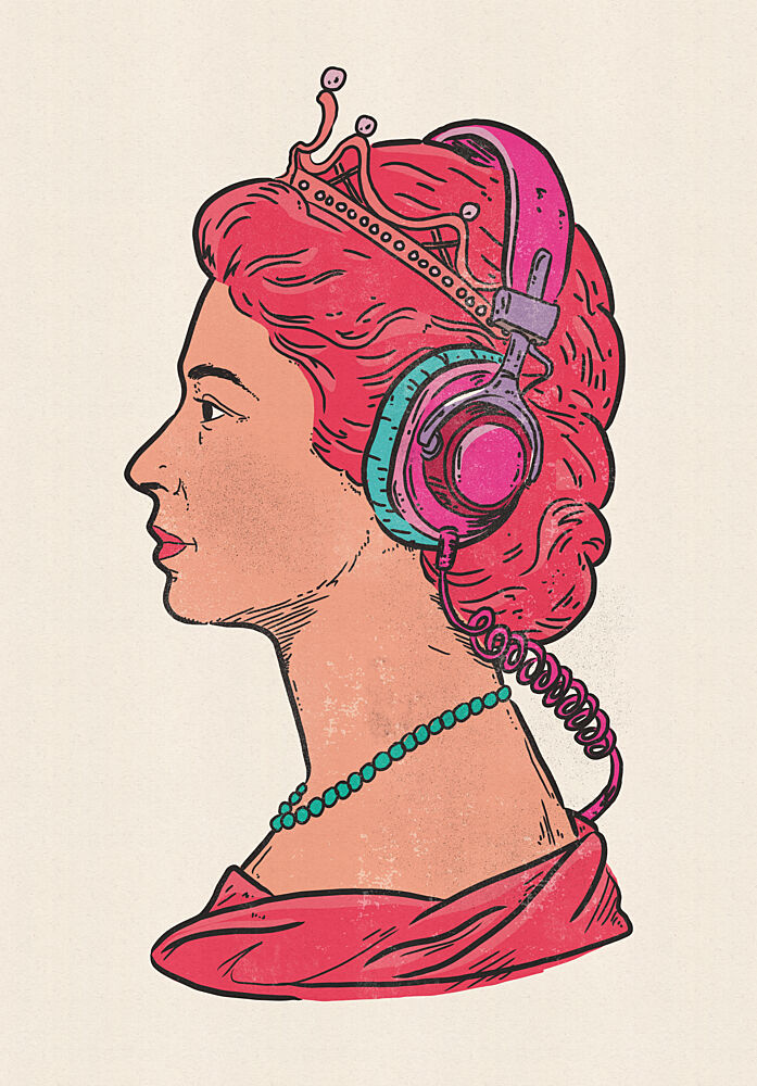 Queens Modern Beat art print by Nicholas for $57.95 CAD
