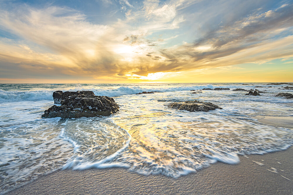 Serene Beach Sunset art print by Ryno Botha for $57.95 CAD