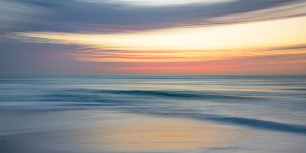Soft Pastel Ocean art print by Ryno Botha for $57.95 CAD