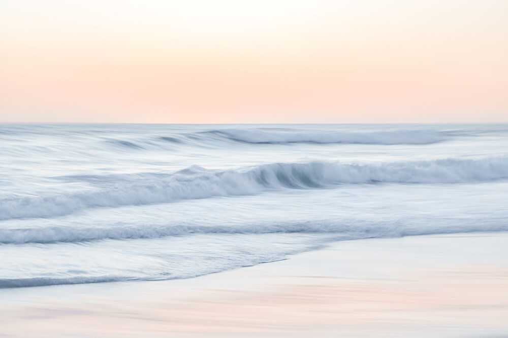 Soft Pastel Ocean Waves art print by Ryno Botha for $57.95 CAD